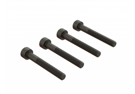 ARRMA Cap Head Screw M4x30mm Black 4 Pack Z-ARA723430