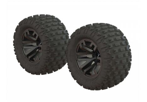 ARRMA dBoots Fortress M/T 1/10 2.8in Gun Metal Tyres Z-ARA550086