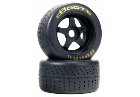 ARRMA dBoots Hoons 53/107 2.9 Gold Belted 5-Spoke RC Wheel Tyre Set ARA550085