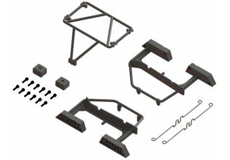 ARRMA Desert Truck Body Roll Cage Set 1/16 GROM Black Composite Z-ARA320821
