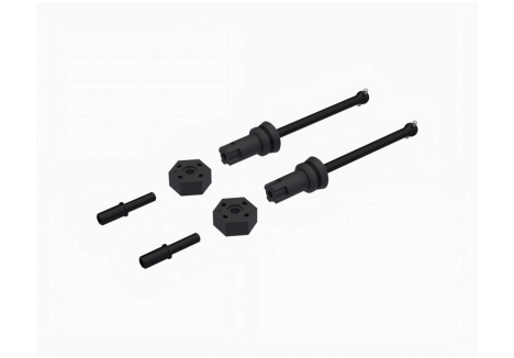 ARRMA Driveshaft Set Short 2 Piece for GROM RC Truck Z-ARA-2337