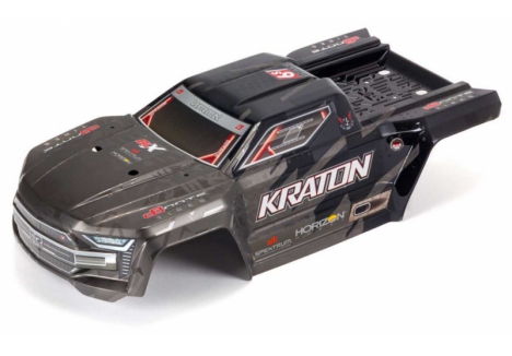 ARRMA EXB 1/8 Kraton 6S BLX Painted Body Black ARA406159