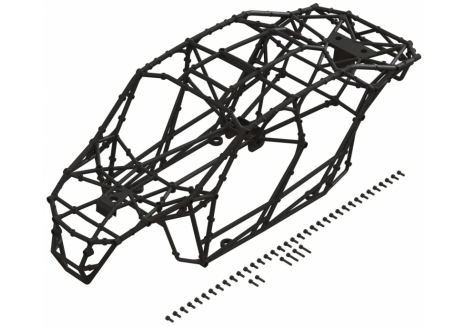 ARRMA Fireteam 6S Roll Cage Black Composite RC Car ARA320707