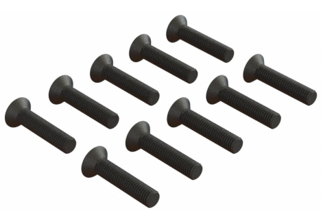 ARRMA Flat Head Hex Machine Screw M3 x 14mm Pack of 10 Z-ARA722314