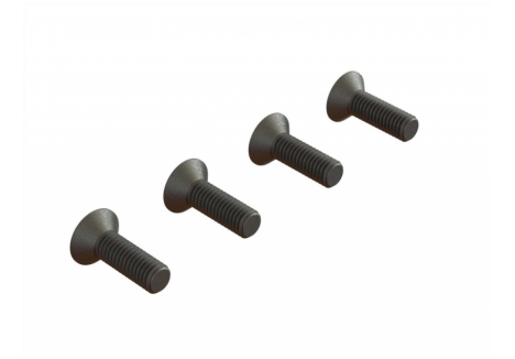 ARRMA Flat Head Hex Machine Screw M5x16mm Pack of 4 Z-ARA722516