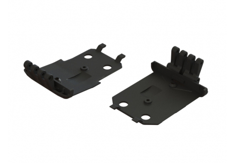 ARRMA Front Rear Lower Skid Plate RC Car 2 Pack AR320401