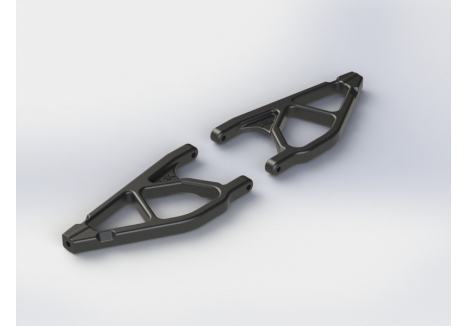 ARRMA Front Upper Suspension Arms Nero Fazon 2 Piece Composite Z-AR330332