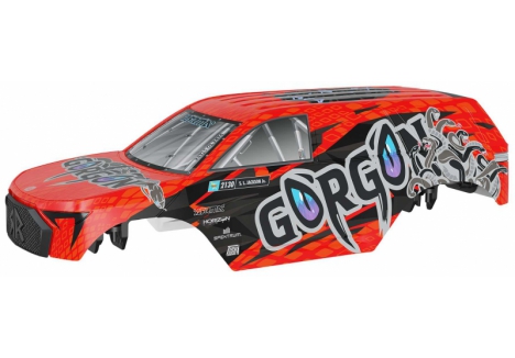 ARRMA GORGON GROM RC Body Red ARA2602 ARA-2602