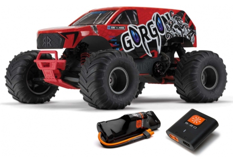 ARRMA Gorgon MEGA 550 1/10 2WD Brushed RC Monster Truck Red ARA3230ST2