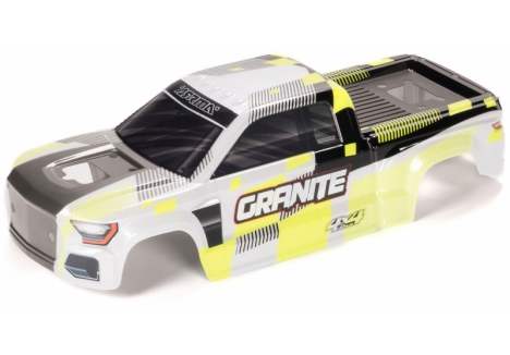 ARRMA Granite 1/10 4WD RC Monster Truck Body Yellow Z-ARA-2316
