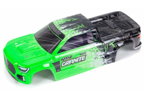 ARRMA Granite 1/10 4X4 BLX RC Body Green Finished Z-ARA402305