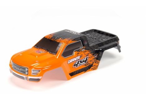 ARRMA GRANITE 4x4 1/10 Painted RC Body Orange Z-AR402208