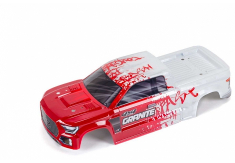 ARRMA GRANITE 4X4 BLX 1/10 RC Monster Truck Body Red Z-ARA402306