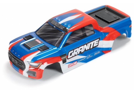 ARRMA Granite GROM Body Blue Red Painted ARA412001