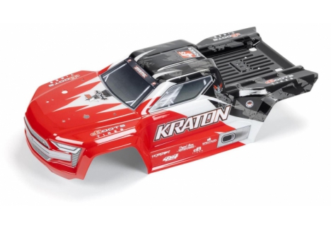 ARRMA KRATON 1/10 4WD RC Monster Truck Body Red Black Z-ARA402358
