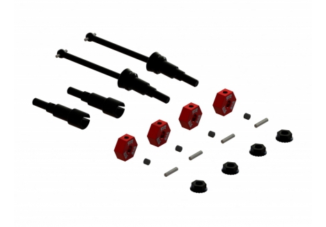 ARRMA Metal Axle Wheel Hex Set 1/16 Mojave GROM Z-ARA311231