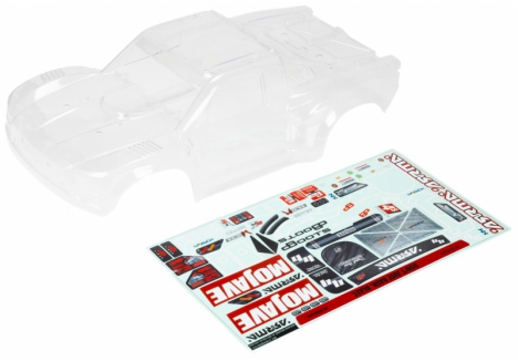 ARRMA MOJAVE 4S 1/8 RC Desert Truck Clear Trimmed Body Z-ARA406167