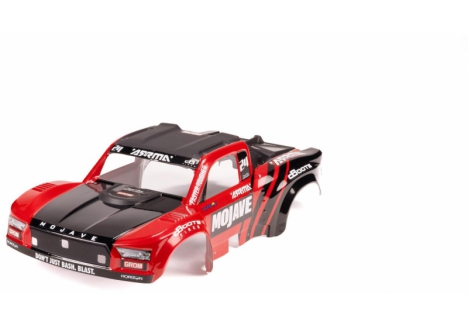 ARRMA Mojave GROM RC Car Body Red Black Pre-Painted ARA412008