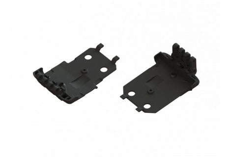 ARRMA MT Front Rear Lower Skid Plates Composite Chassis Protection Z-ARA-1084