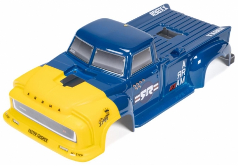 ARRMA Notorious 6S BLX V6 1/8 Painted Body Blue Decals Z-ARA-1542