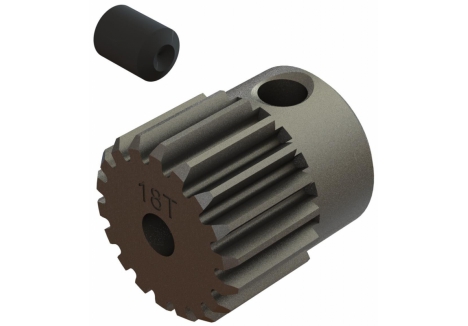 ARRMA Pinion Gear 18 Tooth 0.5 MOD CNC Steel 2.3mm Bore Z-ARA311204