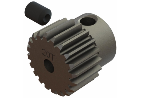 ARRMA Pinion Gear 20T 0.5MOD CNC Machined Steel 2.3mm Bore Z-ARA311206