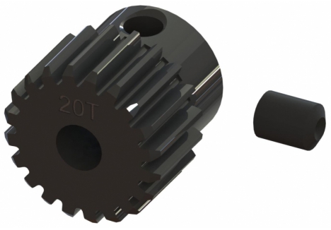 ARRMA Pinion Gear 20T MOD 0.5 CNC Precision 3.2mm Bore Z-ARA-2029