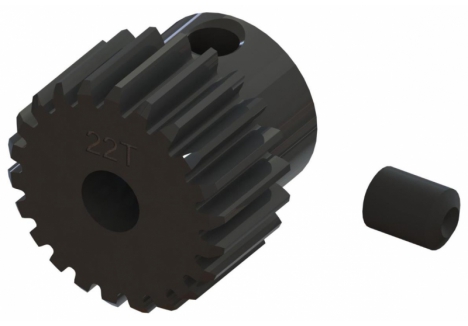 ARRMA Pinion Gear 22T MOD 0.5 CNC Steel 3.2mm Bore Z-ARA-2022