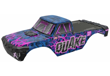 ARRMA Quake 223S 1/10 2WD RC Monster Truck Painted Body Purple Z-ARA-2873