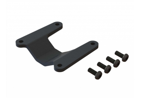 ARRMA Rear Lower Chassis Brace Aluminium Outcast 8S Black Z-ARA320616