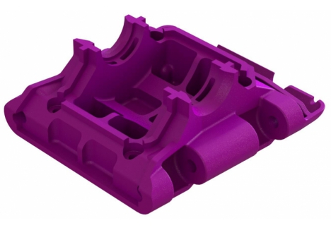 ARRMA Rear Lower Skid Gearbox Mount Purple Z-ARA320770