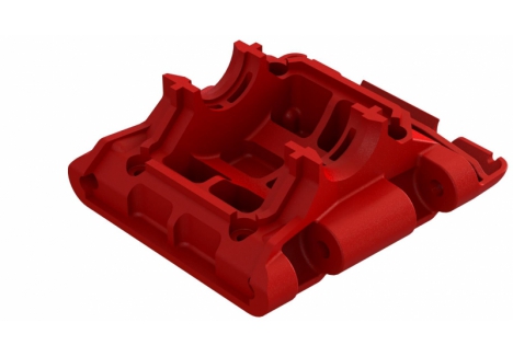 ARRMA Rear Lower Skid/Gearbox Mount, Red Z-ARA320778