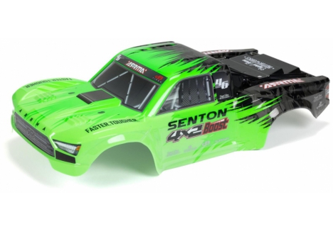 ARRMA SENTON 4X2 1/10 2WD RC Short Course Truck Body Green Black Z-ARA402345