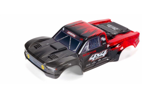 ARRMA Senton 4X4 MEGA 1/10 Painted Body Red RC Truck ARA402310