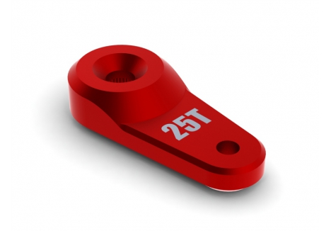 ARRMA Servo Horn 25 Tooth Aluminium Red Z-AR340102