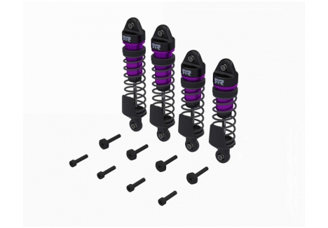 ARRMA Shock Set 1/16 Front Rear Assembled 700 cSt Purple Z-ARA-2762