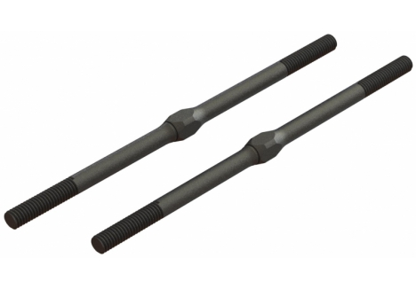ARRMA Steel Turnbuckle M4 x 95mm Black 2 Pack ARA330717