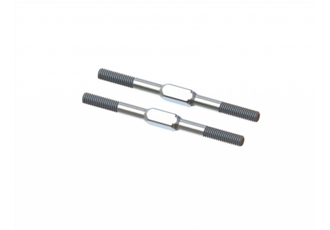 ARRMA Steel Turnbuckle M4x60mm Silver Pair Z-ARA340177