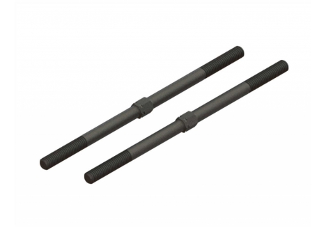Arrma Steel Turnbuckle M6x130mm Black RC Car Parts 2 Pack ARA340156