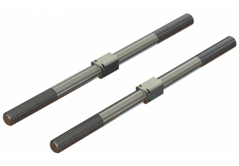 ARRMA Steel Turnbuckle M7 x 130mm Silver 2 Pack ARA330746