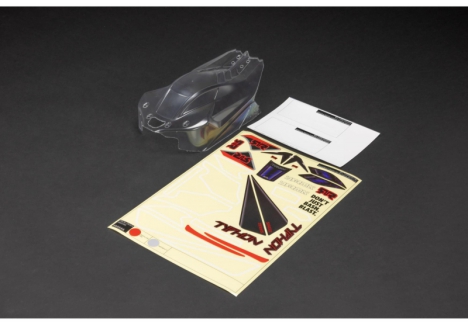 ARRMA Typhon 4x4 1/8 Clear Polycarbonate Body with Decals Z-ARA406170