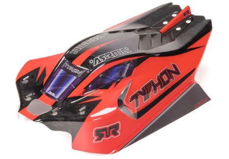 ARRMA TYPHON 4X4 1/8 RC Buggy Body Black Pre-Painted Z-ARA-2309