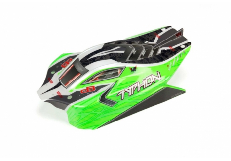ARRMA Typhon 4X4 Mega 1/8 Painted RC Buggy Body Green Z-ARA402272