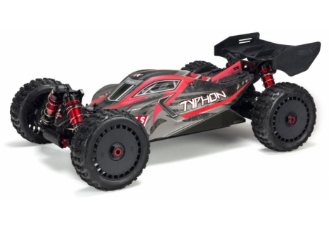 ARRMA Typhon 6S 1/8 RC Buggy Body Black Red ARA406120