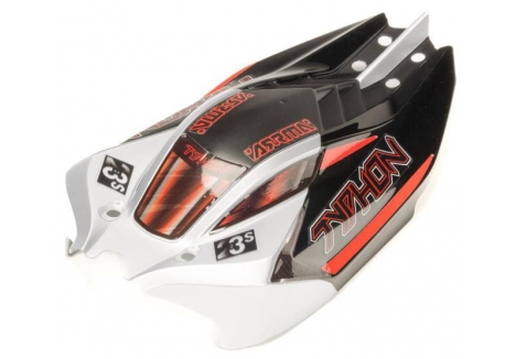 ARRMA Typhon GROM Pre-Painted RC Body Silver Black ARA1563 ARA-1563