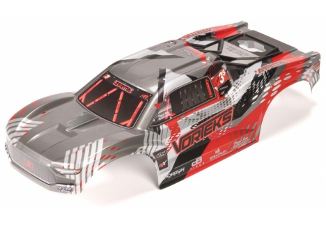 ARRMA VORTEKS 1/10 4WD RC Stadium Truck Clipless Body Red Z-ARA-2143