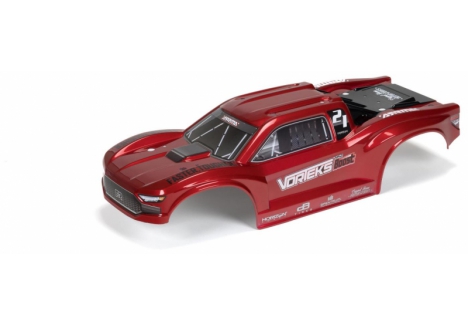 ARRMA VORTEKS 1/10 4X2 RC Body Shell Painted Red Z-ARA402347