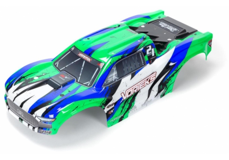 ARRMA VORTEKS 4X4 BLX 1/10 RC Stadium Truck Body Green Z-ARA402328