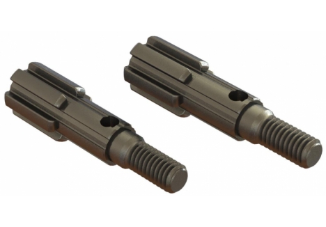 ARRMA Wheel Axle 2 Pack Precision Machined Steel Z-ARA310995