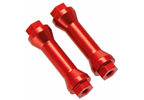 ARRMA Wing Post Aluminium Red Pair RC Truck Upgrade Z-AR320217